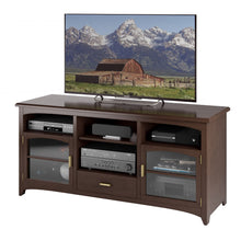 Load image into Gallery viewer, West Lake Dark Espresso Wooden TV Bench, for TVs up to 70&quot; Model #: TPP-490-B