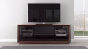 Furnitech Signature Home FT70CF TV Stand Media Console up to 70" TV'S in Walnut Finish